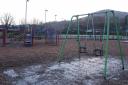 The 20-year-old Melrose play-park needs replacing, say SBC