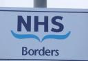 NHS Borders sign Photo Helen Barrington