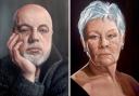 Borders artist presents Dame Judi Dench with a portrait at Edinburgh show