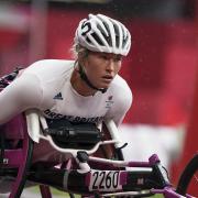 Samantha Kinghorn competing in Tokyo. Photo ParalympicsGB