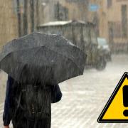 Yellow warning for rain added to warning for strong winds. Photo: Archive