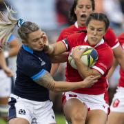 Chloe Rollie in action during the Women's World Cup