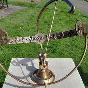The damaged sundial. Photo: Earlston Community Council