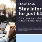 Border Telegraph readers can subscribe for just £1 for 1 month in this flash sale