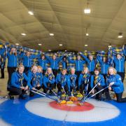 The Royal Caledonian Curling Club, made up of 20 women from Kelso, Ayr, and Perth, to Kinross, Aberdeen, and Inverness Photo My Name'5 Doddie Foundation