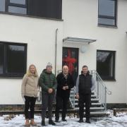 SBHA welcome tenants to new cottage flats at Glensax Place in Peebles