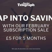 Border Telegraph readers can subscribe for just £5 for 5 months in this flash sale