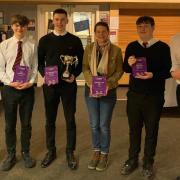 Berwickshire High School's Books N' Brews won the Borders Company of the Year title while Earlston High School's Beaded Armour won the Best Presentation 2023/2024 award