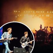 McFly (inset, performing at Victorious Festival in Southsea), will headline the first day of Edge Fest 2024