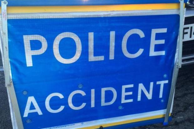 Borders road closed following crash, according to police