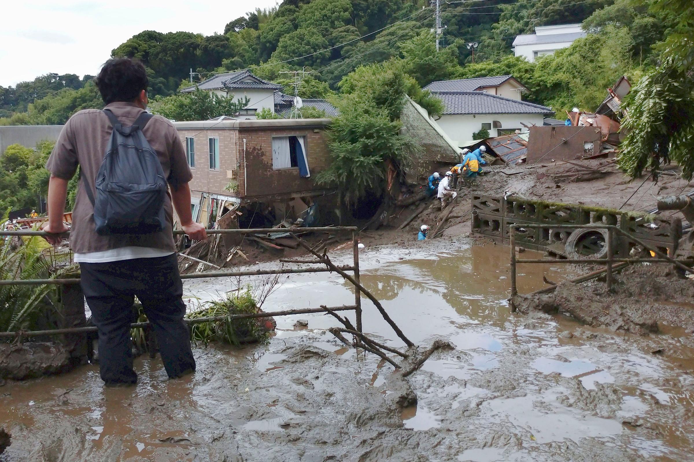 Dozens feared missing after Japanese resort town mudslide | Border Telegraph