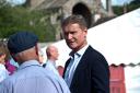 David Coulthard mixing with fans at Borders Book Festival. Photos: Walter Johnston