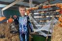 Five-and-a-half-year-old Campbell Barrell Small in the Haunted Barn