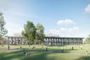 An artist's impression of the new Galashiels campus. Photo: SBC