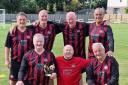 Giffnock Auld Timers with trophy