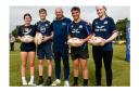 Gregor Townsend coaching Ellon RFC youngsters Photo Scottish Rugby