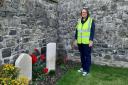 Fiona Dunlop, who volunteers for the CWGC
