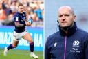 Borderers Stuart Hogg and Gregor Townsend