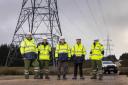 A major SP Energy Network refurbishment near Kelso has been completed. Photo: Duncan McGlynn/SP Energy Network