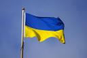 The Ukraine flag