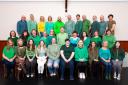 The cast of Shrek The Musical. Photo: Innerleithen & District Amatuer Operatic Society