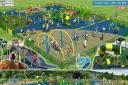 An artist's impression of the new Allerley Well Play Park in Jedburgh. Photo: SBC