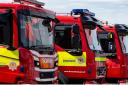 A dozen fire appliances deployed to the scene of a large blaze in the Borders