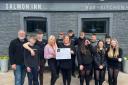 TD1 Youth Hub Tops up The Salmon Inns Defibrillator Appeal