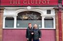 Kayleigh and Tony Clark at The Gluepot in Galashiels