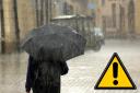 Yellow weather warning issued for heavy rain affecting parts of the Borders