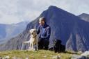 Andrew Cotter will close the festival with his talk about his mountain treks with his dogs Olive and Mabel. Photo: Andrew Cotter/Eastgate Theatre