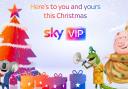 Sky VIP Christmas gifts. Credit: Sky