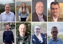 This year's candidates for the Galashiels and District ward in the local council elections
