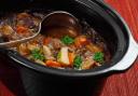Photo of Irish Stew or Guinness Stew made in a crockpot or slow cooker..