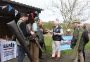 Twenty-one teams took part in the charity clay shooting event near Selkirk. Photo: SSAFA Borders branch