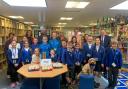 Priorsford Primary School pupils and staff