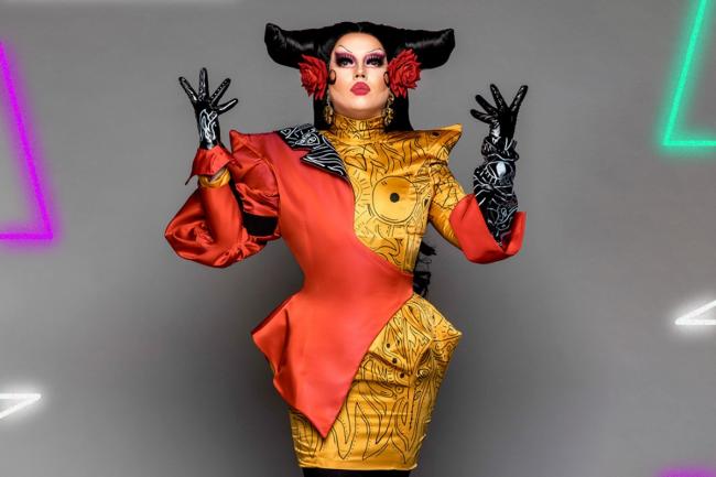 Choriza May from the third series of Drag Race UK will be in the Borders at the end of this month. Photo: Inside Promotions/BBC Three