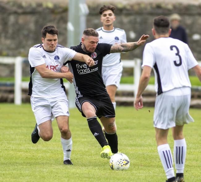 Vale in action against Gala Fairydean Rovers earlier in the season