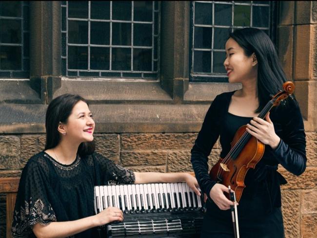 Twogether Duo will perform in West Linton on Saturday