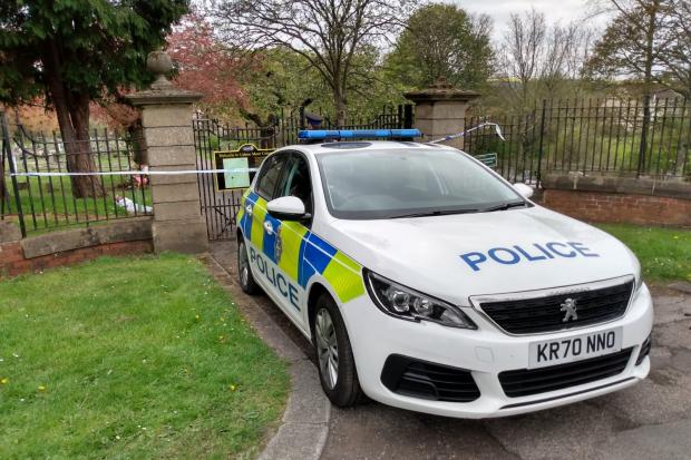 Police have been at the scene of fatal fire in Ushaw Moor Cemetery this morning. Picture: GAVIN HAVERY
