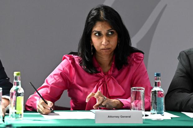 Suella Braverman sits in Boris Johnson's Tory Cabinet as the Attorney General for England and Wales. Photo: PA