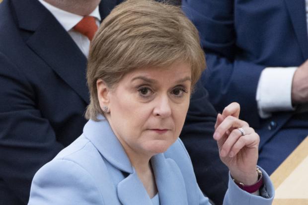Nicola Sturgeon has referred a bill on a second independence referendum to the Supreme Court. Photo: PA
