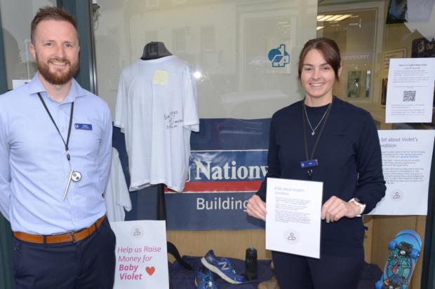 Robbie Maciver and Kelly Burnhill at Nationwide in Peebles