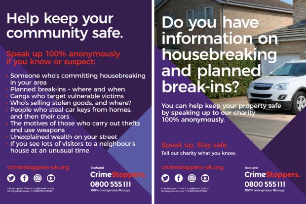 Crimestoppers campaign enables anyone with information to pass it on anonymously