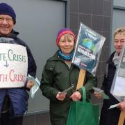 Climate activists were in Galashiels this week handing out 'prescriptions' for the climate