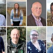 This year's candidates for the Galashiels and District ward in the local council elections