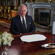King Charles III gave his first address to the nation following the death of Queen Elizabeth II (PA)