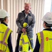 Property developer visits Lauder Primary School to discuss construction site safety