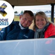 Doddie with Jill Douglas - Photo My Name'5 Doddie Foundation