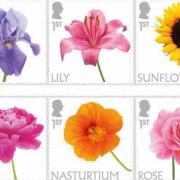 New floral stamps become the first to feature silhouette of King Charles III